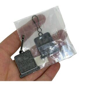 MLB Insiders Club Life Member Keychains | Set of 2 Silver Tone Metal Hang Tags